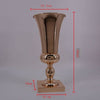 43cm Large Stunning Gold Iron Luxury Flower Vase Urn Wedding Table Home Decor (GOLDEN)