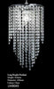 Modern Chandelier Acrylic Crystal Light Shades Beaded Droplet Ceiling Pendant