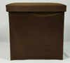 Soft Velvet Diamante Ottoman Folding Storage Box Footstool Seat new colour