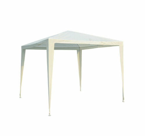 2.7x2.7M Garden Heavy Duty Gazebo Marquee Tent Wedding Canopy White