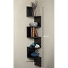 5 Tier Floating Wall Shelves Corner Shelf Storage Display Holder Bookcase Set