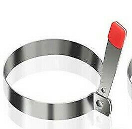 New Egg Ring Poacher Cooking Moulds Perfect Round Eggs 3" For Burgers Pancake