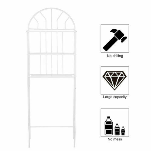 3 Tier Over Toilet Bathroom Display Tidy Shelf Towel Storage Rack Organizer