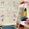 Minnie Decal WALL STICKER Mouse Vinyl Mural Kids Room Wall Decoration UK