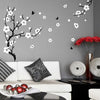 Plum Blossom Tree Flower Wall Stickers Vinyl Art Decals Living Room Bedroom