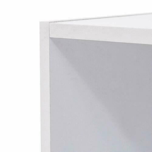 3/4 Cube Bookcase Shelving Unit Storage Book Shelf Wooden for Living Room