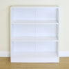 3 Tier Wooden White Home/Office Bookcase Storage Display Unit Shelving/Cabinet