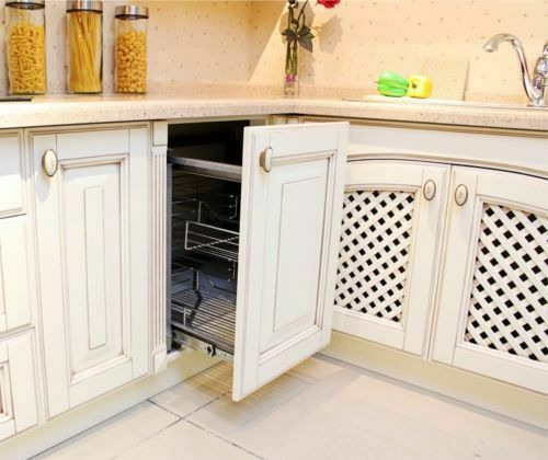 Pull Out Kitchen Baskets Slide Out Storage Basket Cupboard Drawer 350 - 600mm