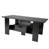 Small Coffee Table Rectangle Side End Desk Storage Shelf Home Living Room 100 cm