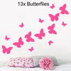 BUTTERFLY Wall Art Vinyl Butterfly Stickers Girls Childrens Room