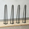 4 x Hairpin Legs / Hair Pin Legs Set for Furniture Bench Desk Table Metal Steel