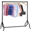 3 4 5 6 FT Heavy Duty Clothes Garment Rail Home Shop Hanging Display Rack Stand