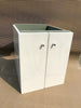 Storage sink Alpine Duo 500mm floor standing vanity unit gloss white