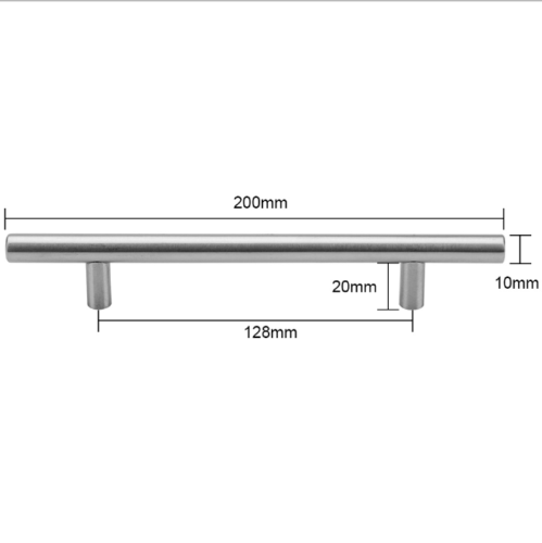 20pcs T Bar Kitchen Bathroom Cupboard Cabinet Drawer Door Handle Stainless Steel