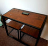 Small Table And 2 Chairs Breakfast Bar Kitchen Dining Room Modern Furniture Set