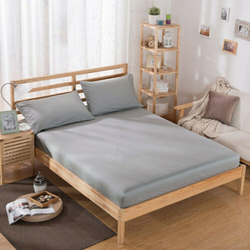Extra Deep 30cm Fitted Sheet Bed Sheets 100% Poly Cotton Single Double King Size