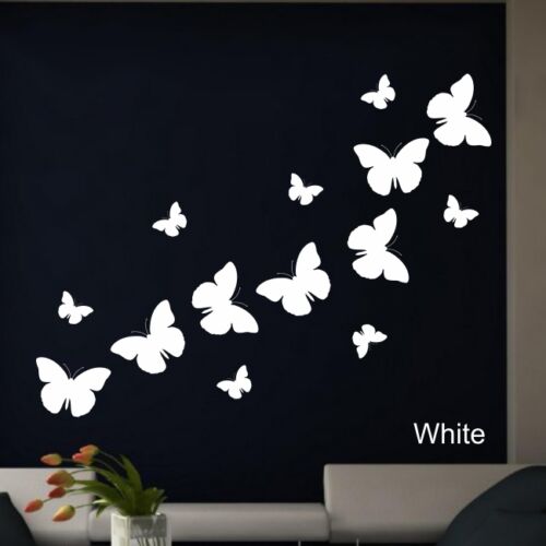 BUTTERFLY Wall Art Vinyl Butterfly Stickers Girls Childrens Room