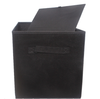6pcs Foldable Storage Collapsible Box Home Clothes Organizer Fabric Cube Black
