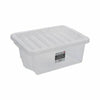 3 Pack Plastic Storage Boxes Clear Home Stacker Boxes With Lids
