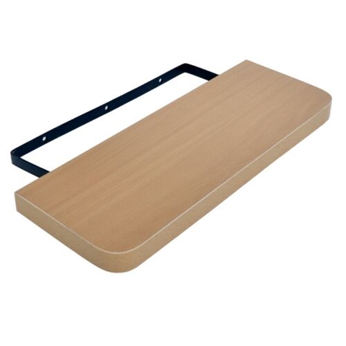 Floating Wall Shelf Wood Effect Shelving Shelves Unit Kit Display Home Office