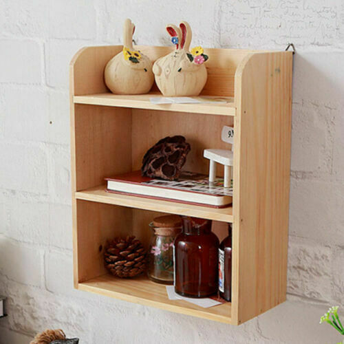 Retro Wall Hanging Jar Mugs Spice Organiser Storage Shelf Cubes Cabinet Kitchen