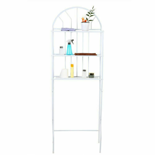 3 Tier Over Toilet Bathroom Display Tidy Shelf Towel Storage Rack Organizer