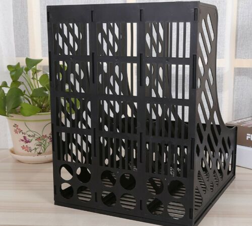 3 Tier Plastic Office Desk Document File Magazine Paper Organiser Holder Rack UK