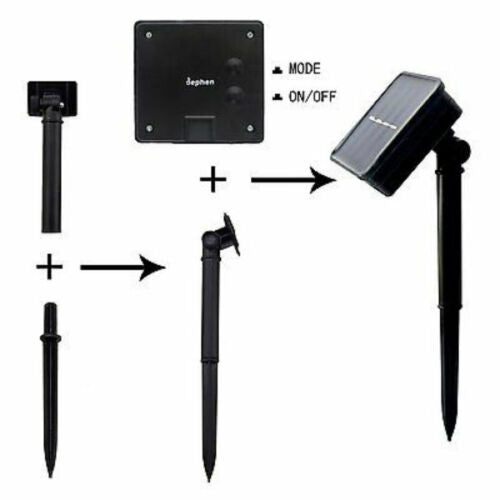 30 Solar String Lights Outdoor Warm White Fairy Garden Lamps Bubble Globe Party