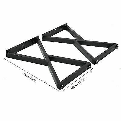 2x Industrial Metal Table Legs Computer Desk Bench Frame Feet Furniture Legs