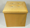 Soft Velvet Diamante Ottoman Folding Storage Box Footstool Seat new colour