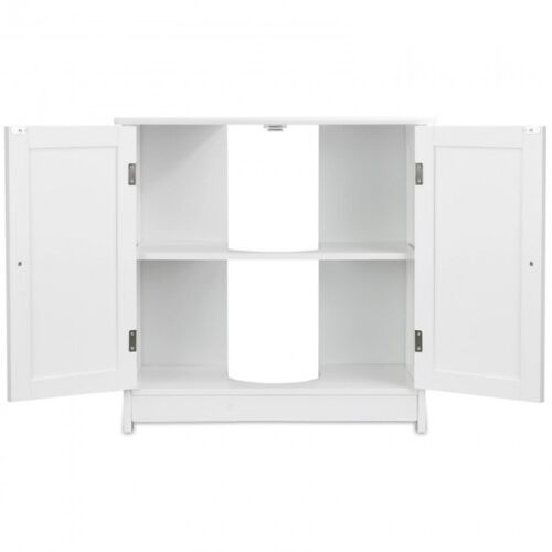 Bathroom Sink Cabinet Under Basin Unit Cupboard Storage Furniture White