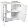 Bathroom Sink Cabinet Under Basin Unit Cupboard Storage Furniture White