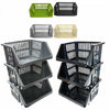 VEGETABLE FRUIT STORAGE KITCHEN BASKET RACK STACK-ABLE 18CM 1 2 3 4 5 TIER