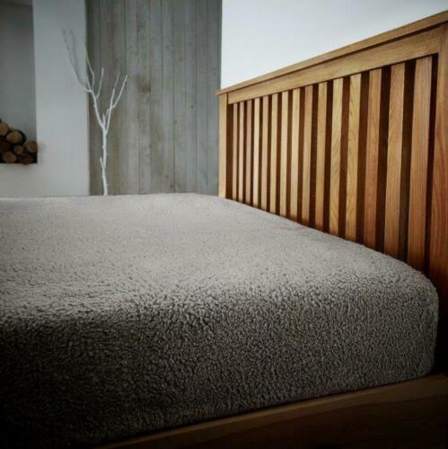 TEDDY BEAR FLEECE Duvet Cover & Fitted Sheet Sherpa Thermal Soft Bedding Set