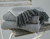 Herringbone Single or King 100% Cotton Sofa Armchair Blanket Throw