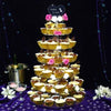 Clear Acrylic Round Cupcake Stand Display WeddingParty 5/6/7 tier Cup Cake Stand