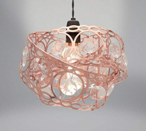 Modern Chandelier Acrylic Crystal Light Shades Beaded Droplet Ceiling Pendant