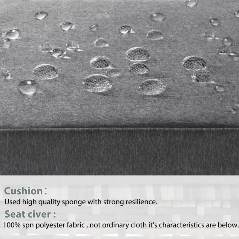 7pc Rattan Garden Furniture Set Wicker Patio Conservatory Dining Table and Chair