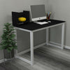 Black Computer Desk Laptop Table Office Desk with Bookcase Home Office Study BN