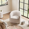 Swivel Round Barrel Armchair Tub Chair Living Room Hotel White Julep Sofa Chairs