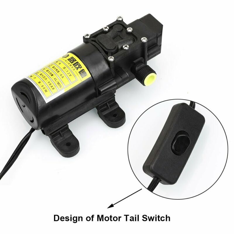 Portable 12V Car High Pressure Washer Water Pump Kit Jet Wash Cleaner Hose Van