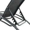 2pcs Garden Sun Lounger Relaxing Reclining Chair Day Bed Adjustable Backrest
