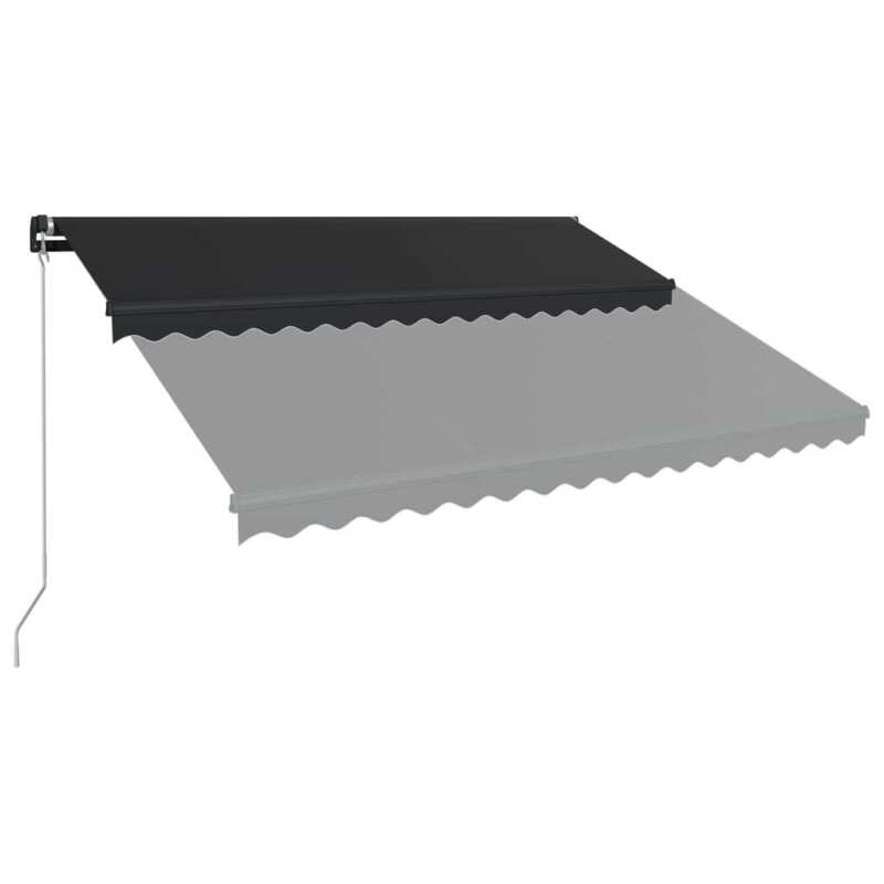 Manual Retractable Awning 400x300 Anthracite Q6H9