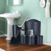 6pcs Bathroom Accessories Set Bin Soap Dispenser Toothbrush Tumbler Toilet Brush
