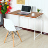 Computer Laptop Table Desk Wood Top Study Office Home Workstation Black/White