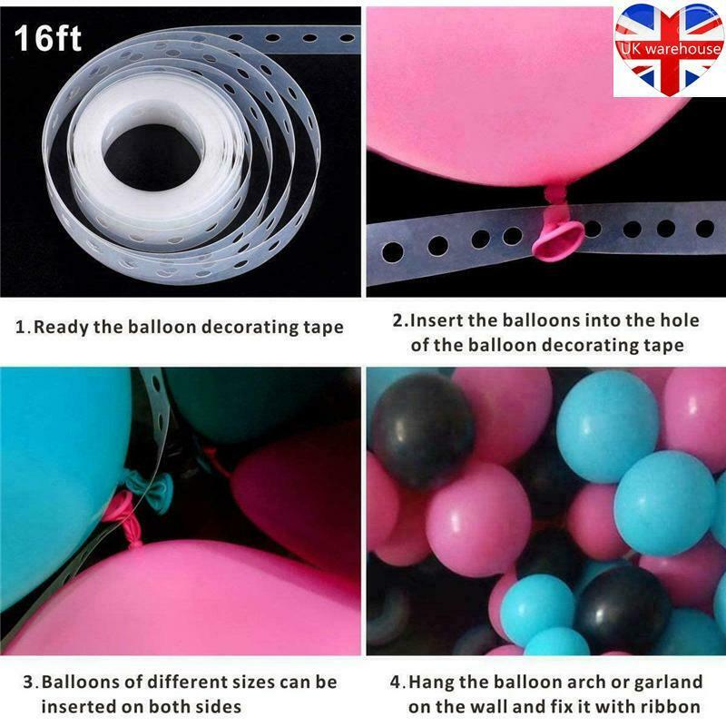 139Pcs Balloon Arch Kit Tik Tok Music Theme Birthday Party Decorations UK