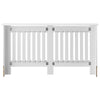 152cm MDF Radiator Cover Wall Cabinet Wide Wood Slats Vertical Grill White DIY