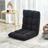 Adjustable Lazy Lounge Sofa Floor Chair Recliner Couch Black Home Living Room BN