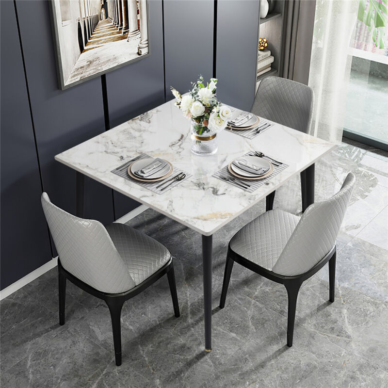 Marble dining table store 4 seater