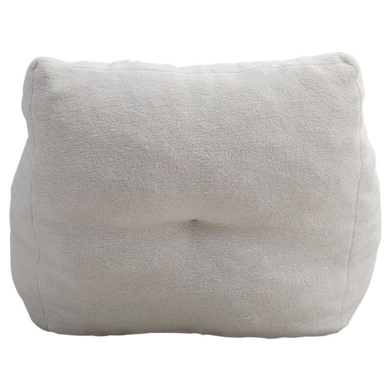 White Teddy Velvet Bean Bag Chair Lazy Sofa Armchair Floor Cushion Seat Beanbag